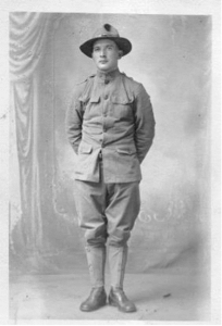 Gervis Lemley in uniform. Image courtesy of Neil Thorne.